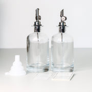 Silver Oil Dispensers Set (500 ML)