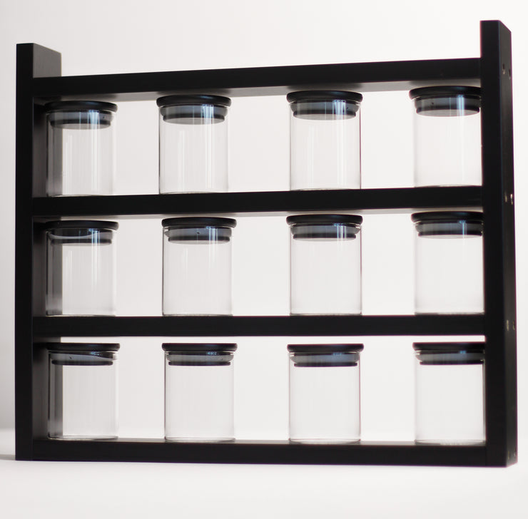 Black 4 Tier Spice Rack