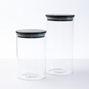 1000 ML Glass Jar (Black)