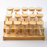 15 Jars Set 200 ML with Spoon & Stand