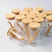 15 Jars Set 200 ML with Spoon & Stand