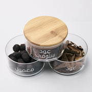 Stackable Glass Jar Set