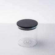 700 ML Glass Jar With (Black)