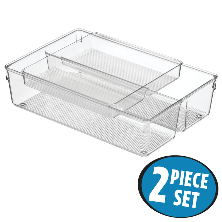 2 Piece Drawer Organizer 8 x 12 x 3